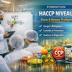 Formation – HACCP Niveau 1 : Bases, dangers & bonnes pratiques